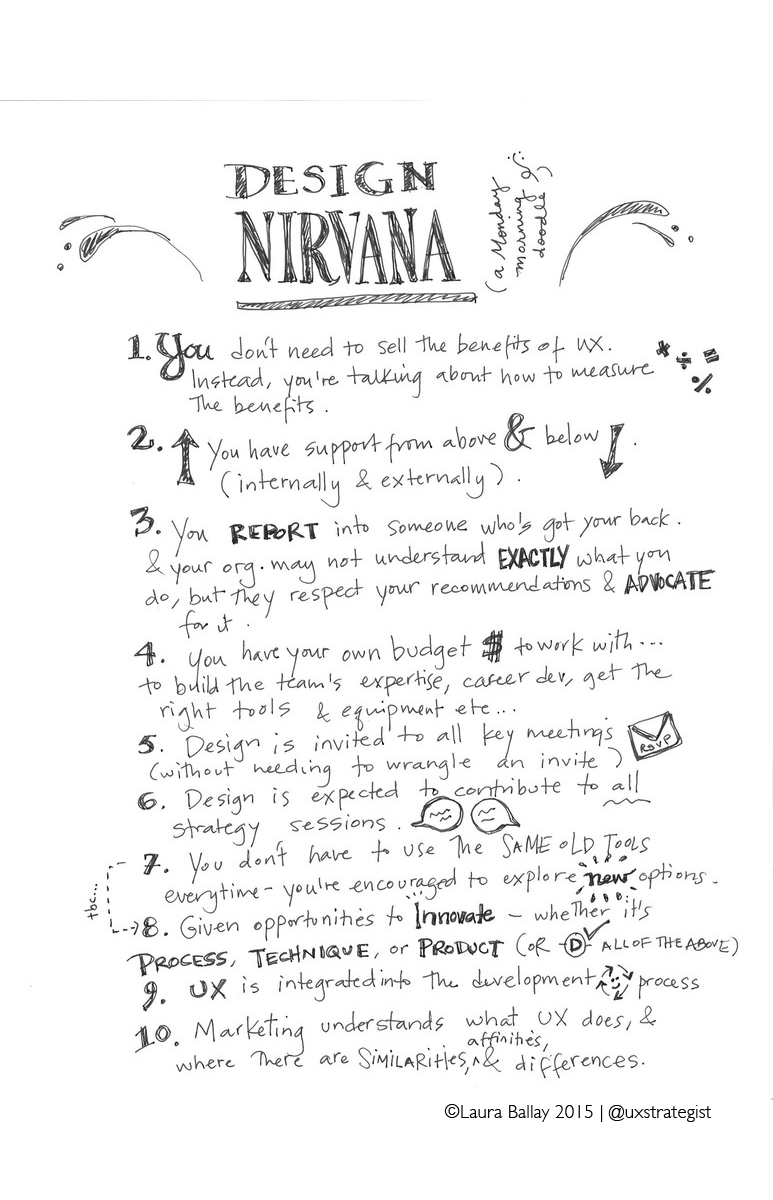 What would design nirvana look like?